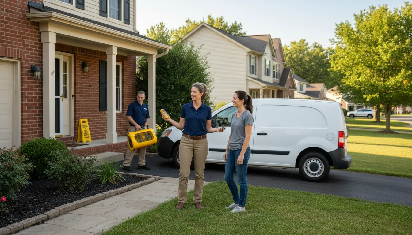 Residential water damage restoration in Lock Haven, PA